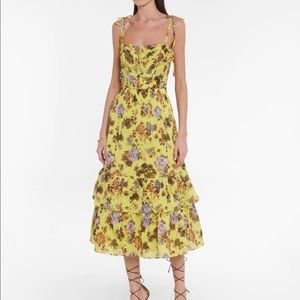Ulla Johnson Loraine Midi Dress in Primrose